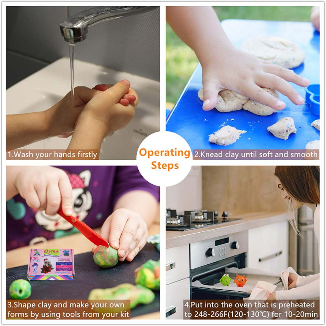 12 Color Pastel Polymer Oven Bake Clay