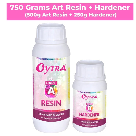 750grams Epoxy Resin Hardener 2:1 - Oytra