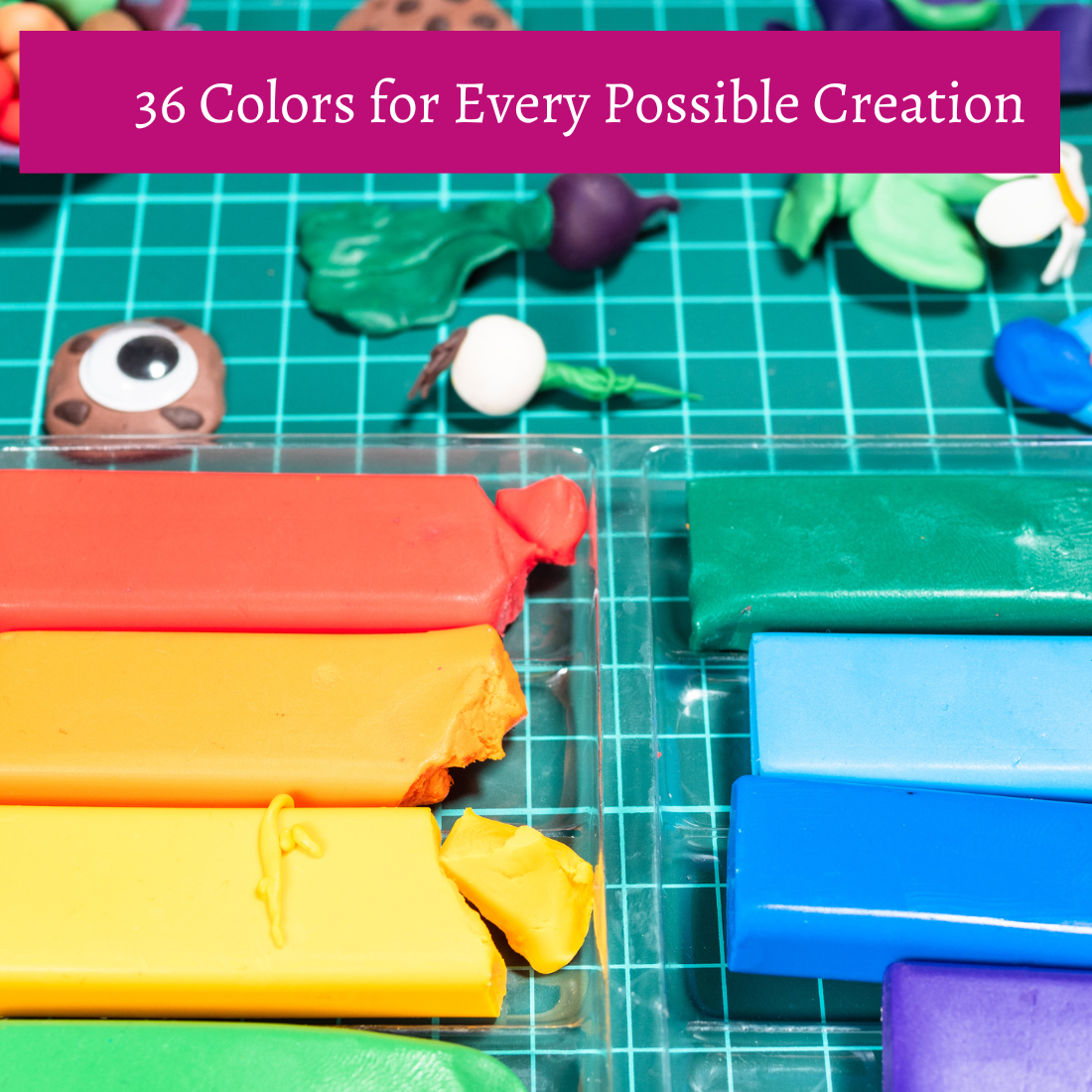 50 Color Polymer Oven Bake Clay
