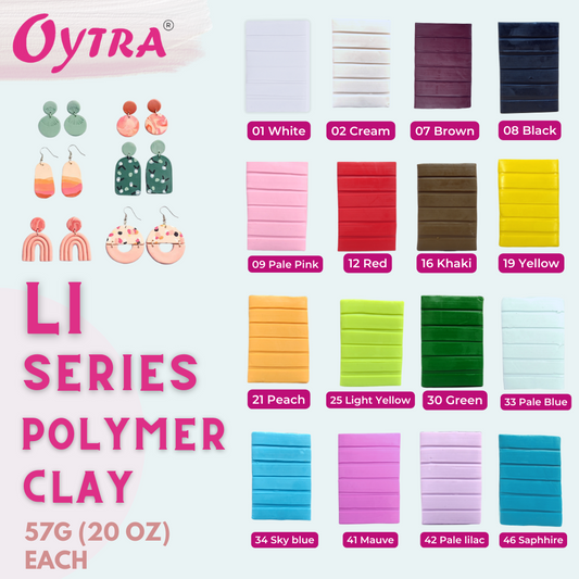Polymer Clay LI SERIES for Jewelry (Green)