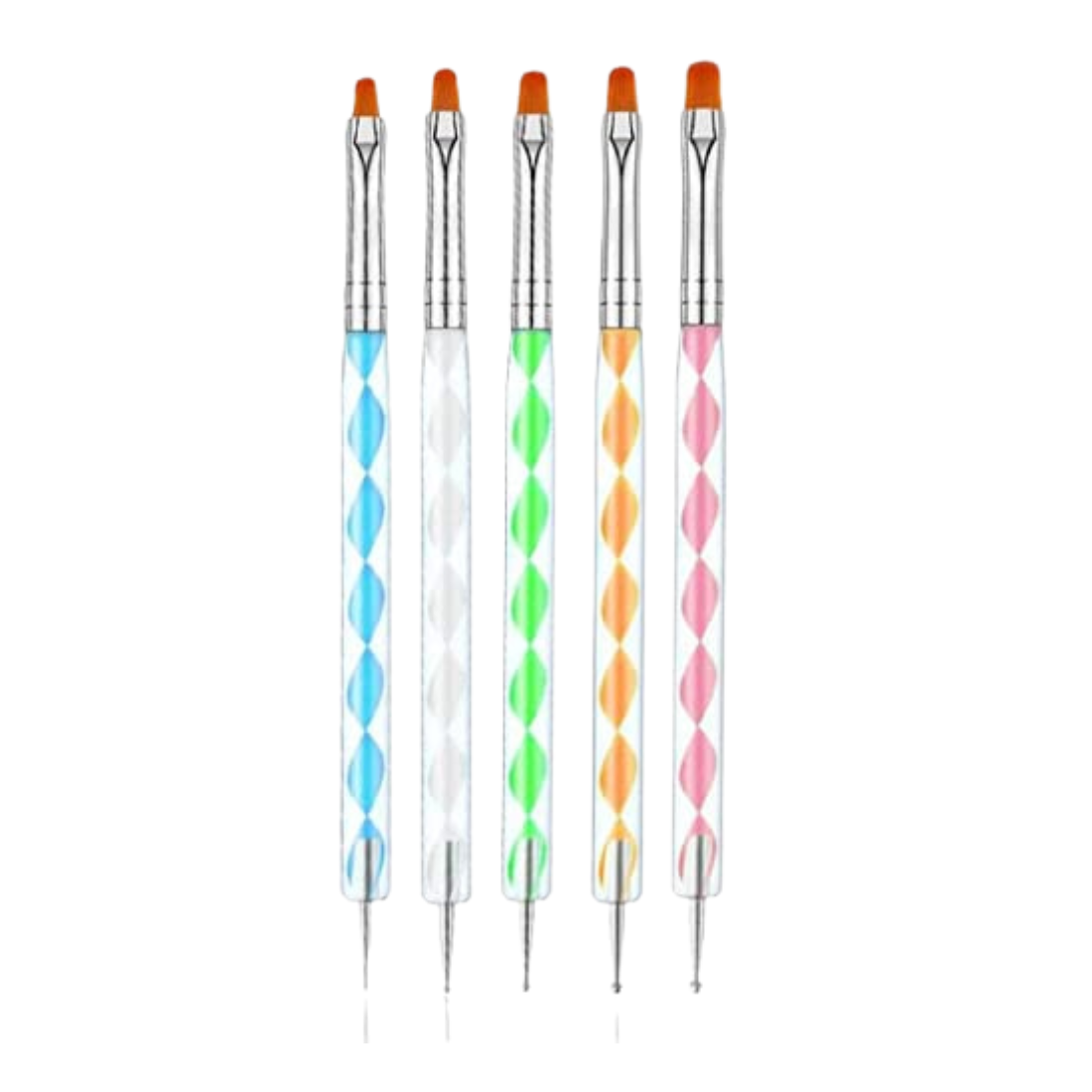 5 PCS Nail Art Brushes Dotting Pen Tools