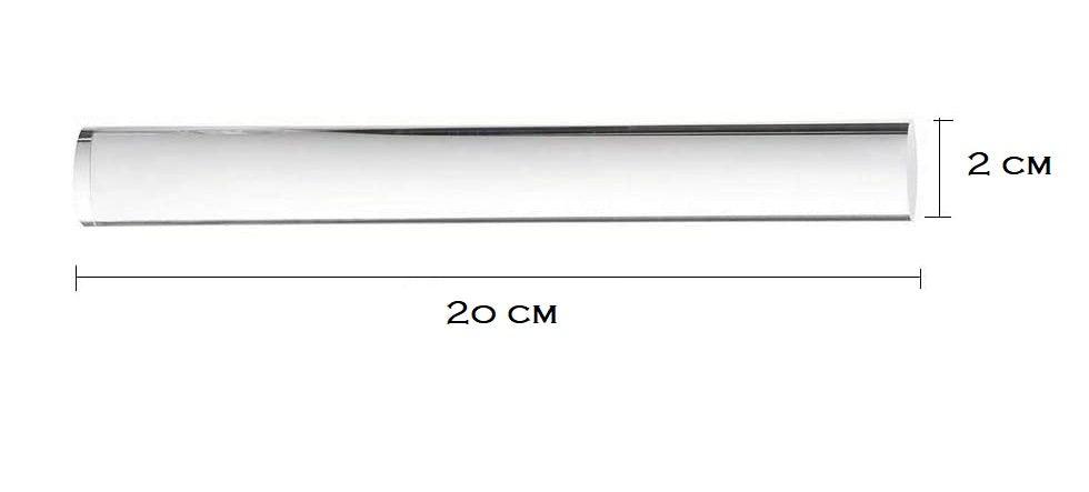Acrylic Rolling Pin 8 Inches 2 cm Diameter - Oytra