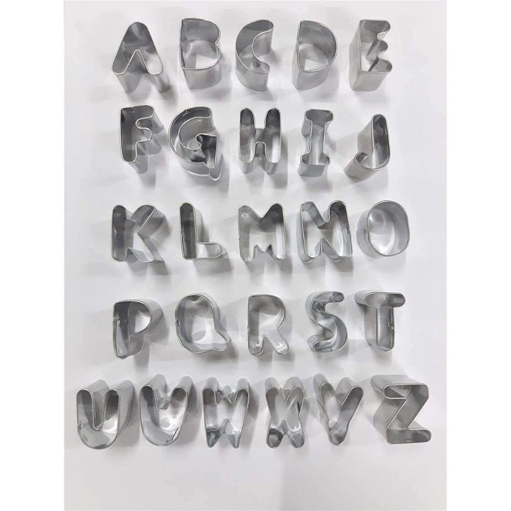 Alphabet Cookie Cutter Set 26 Piece - Oytra