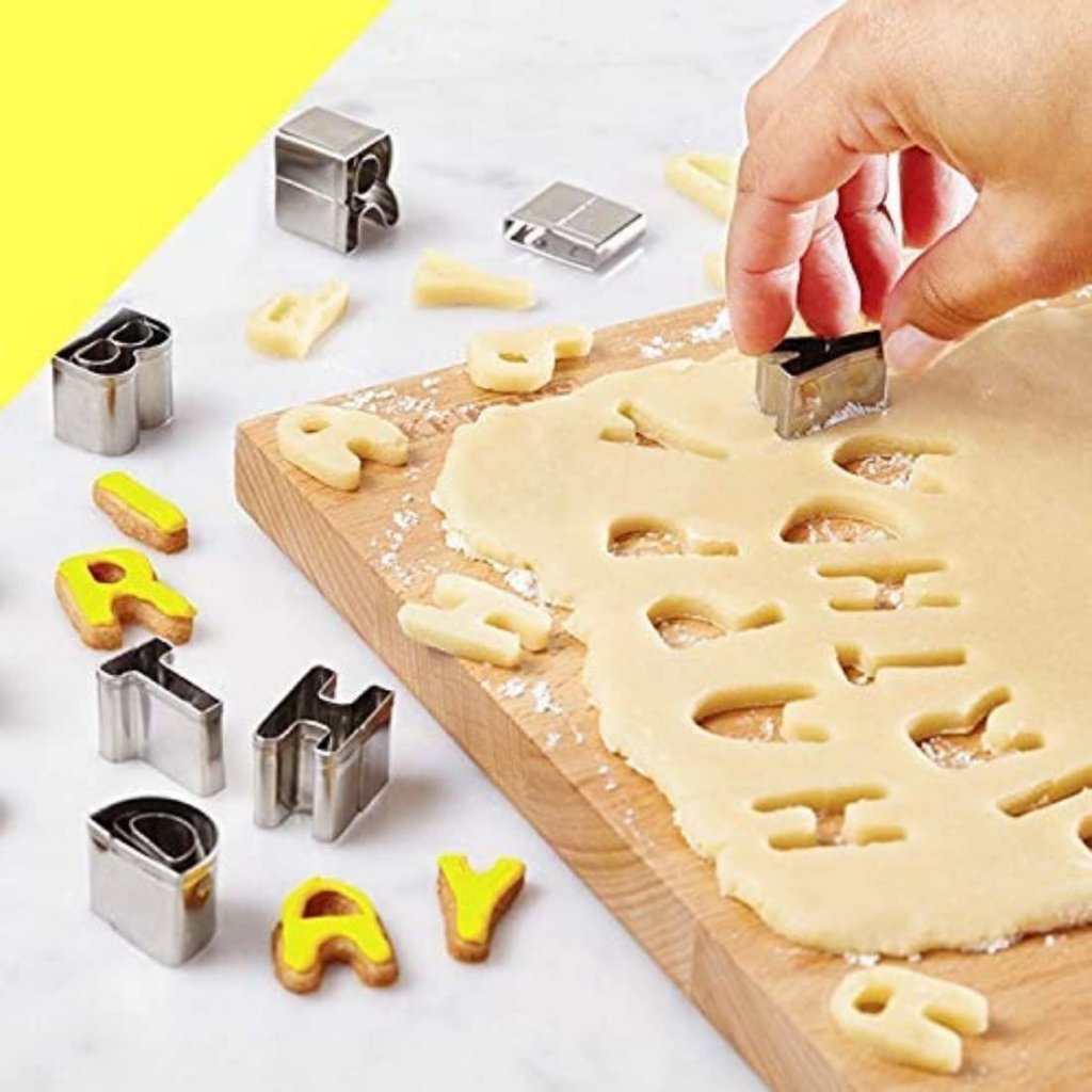 Alphabet Cookie Cutter Set 26 Piece - Oytra