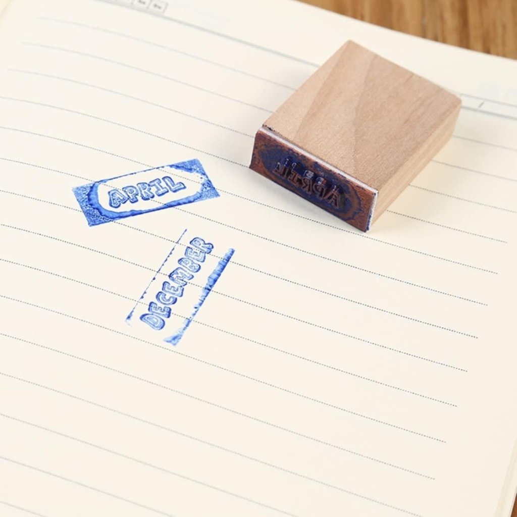 Calendar Stamp Set Number Month Day