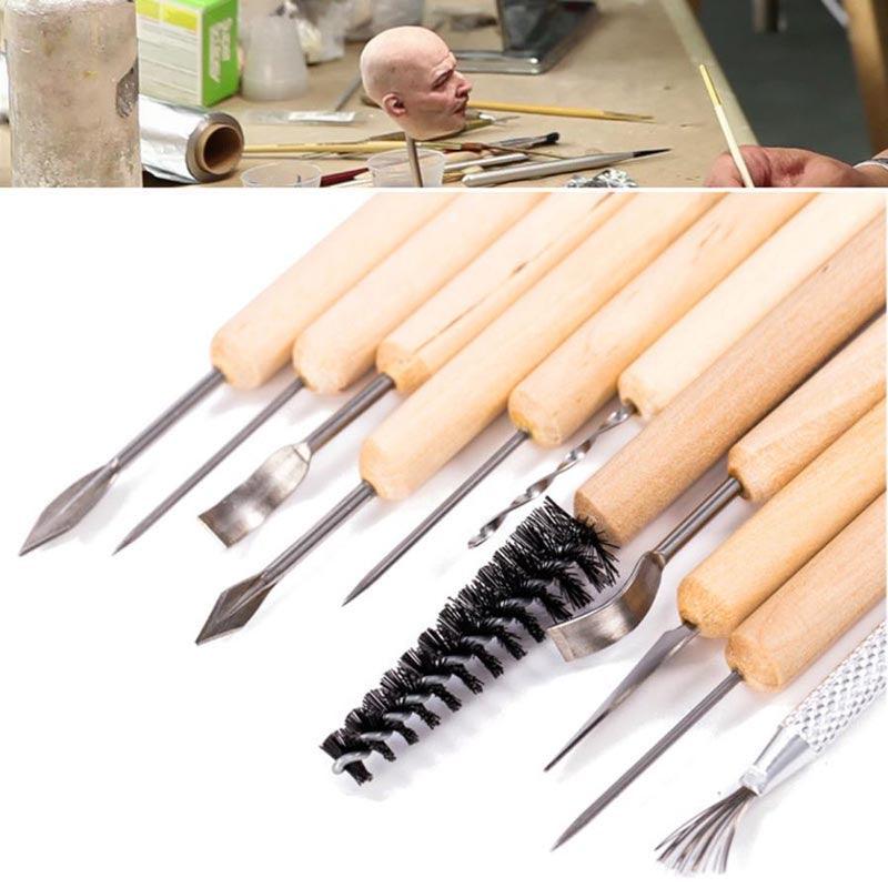 Ceramic and Pottery Clay Tools Set 11 pcs - Oytra