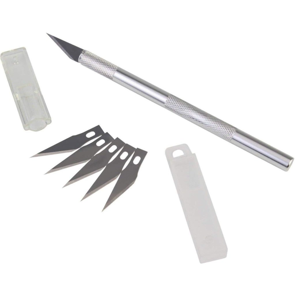 Detail Pen Knife with 5 Interchangeable Sharp Blades - Oytra