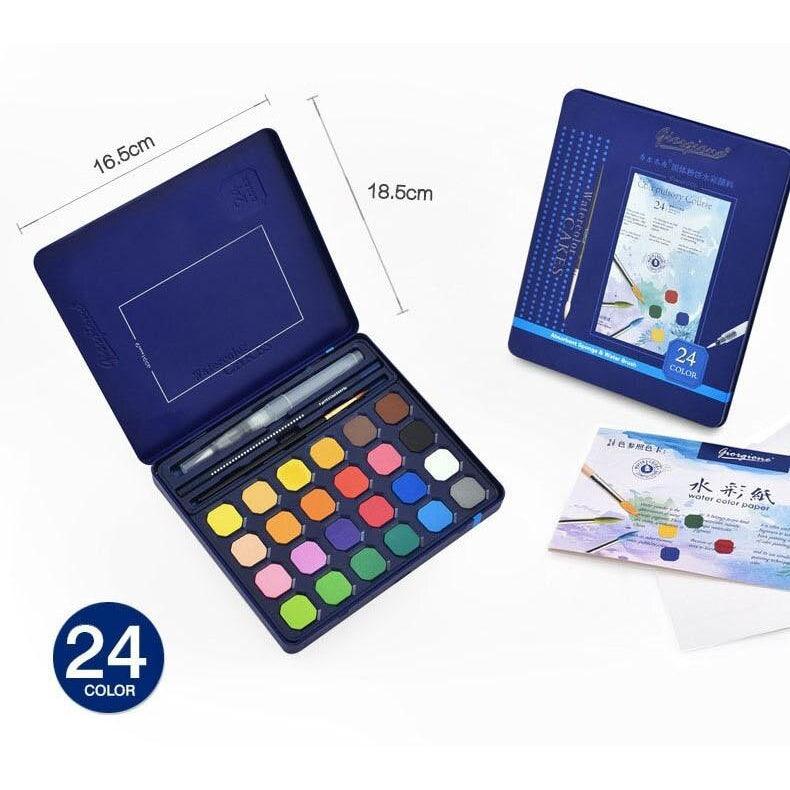 Giorgione 24 Colors Professional Water Pigmets - Oytra