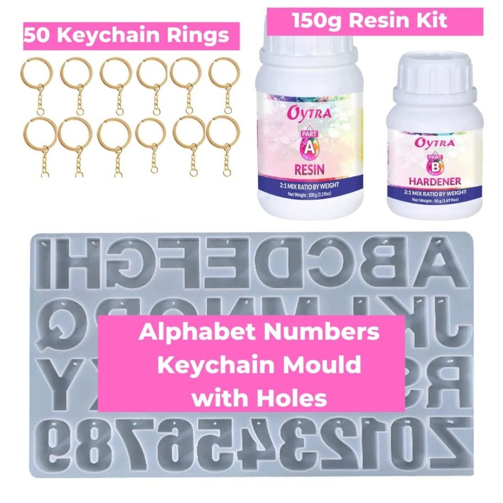 Oytra Art Resin Keychain Making DIY Kit Combo - Oytra