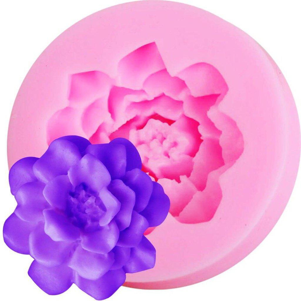 Polymer Clay Bakeable Mould Flower SM866 - Oytra
