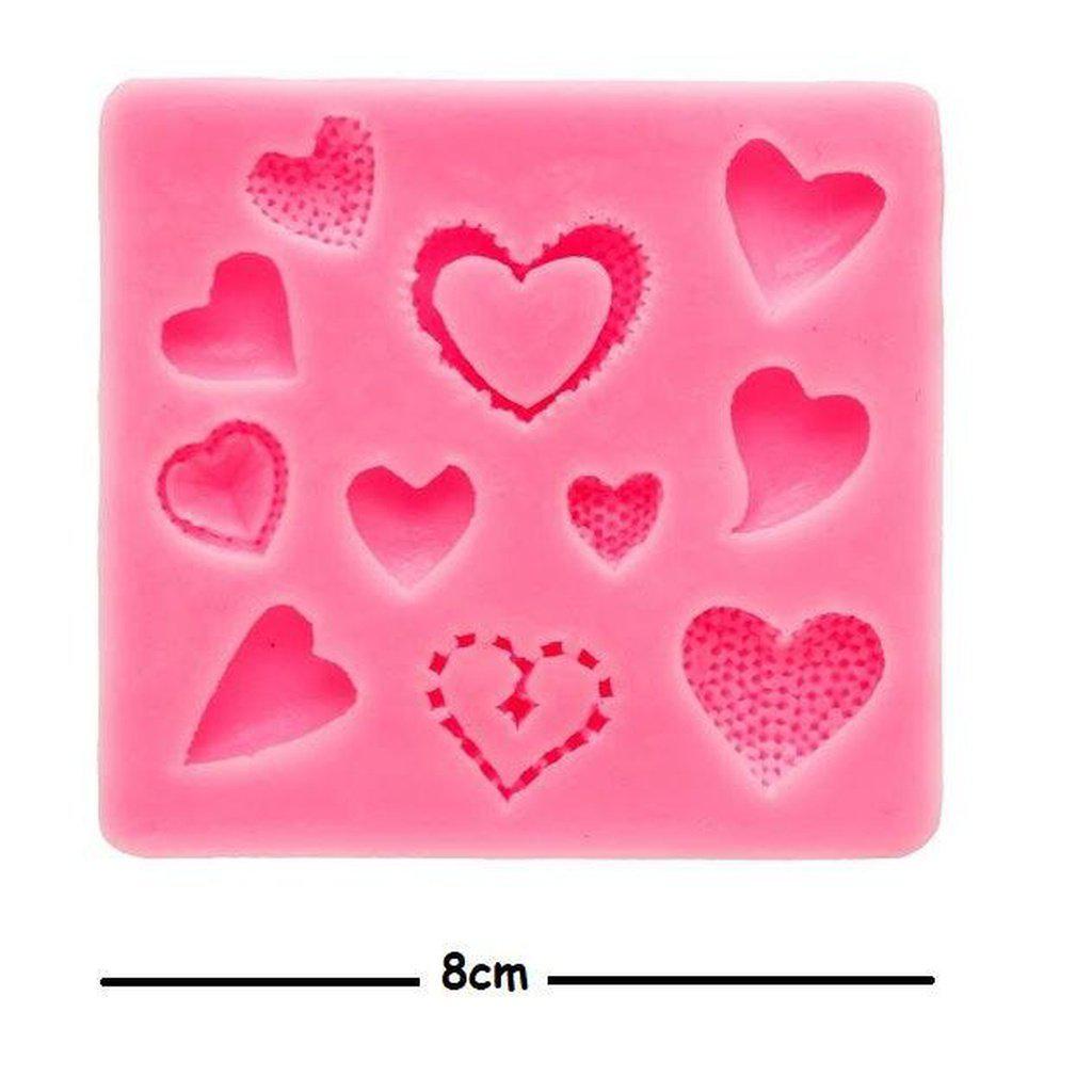 Polymer Clay Bakeable Mould Heart SM021 - Oytra