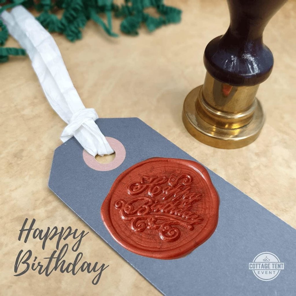 WAX SEAL STAMP 25mm (HAPPY BIRTHDAY 05) - Oytra