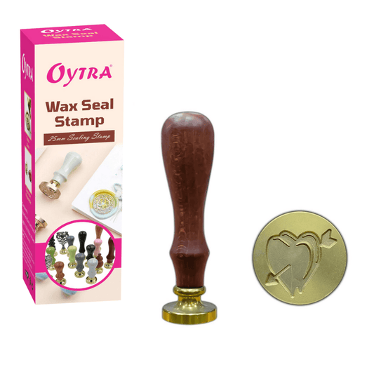 WAX SEAL STAMP 25mm (HEART ARROW 10) - Oytra