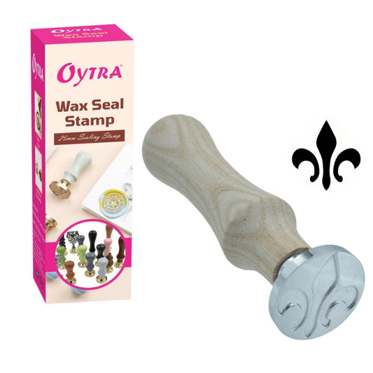 WAX SEAL STAMP 30mm (Fleur De Liss) - Oytra