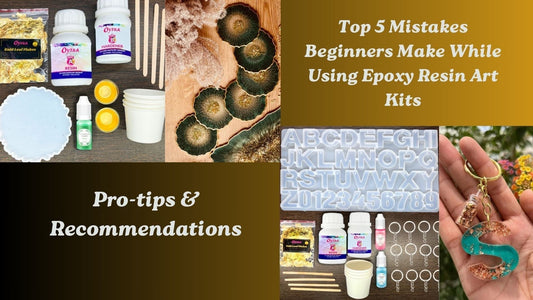 Top 5 Mistakes Beginners Make While Using Epoxy Resin Art Kits