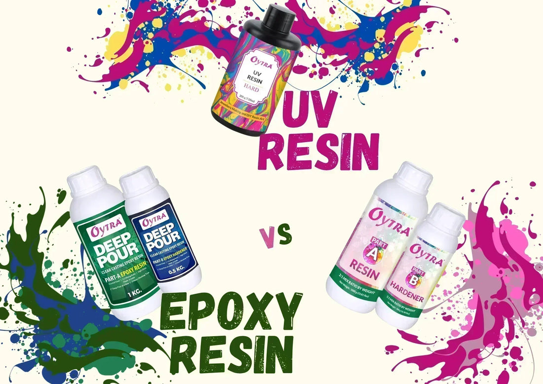 UV RESIN vs EPOXY RESIN: Know the differences and make the right choice for your projects!