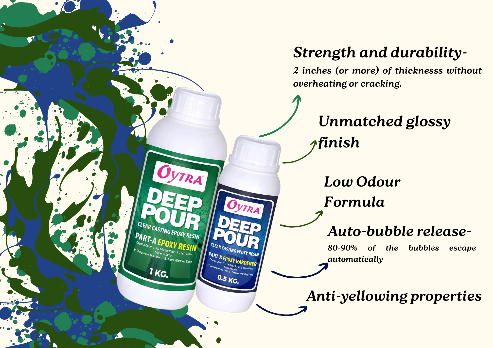 Oytra Why Choose Oytra Deep Pour Resin?