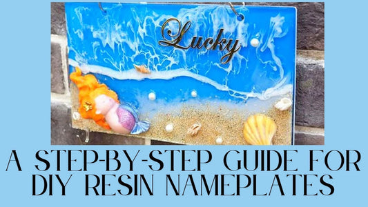 DIY Resin Name Plates for Home Decor