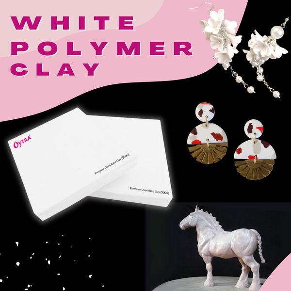 Order Polymer Clay White 250gm PCLAY-WE Online From Ekta  Stationery,NAVIMUMBAI