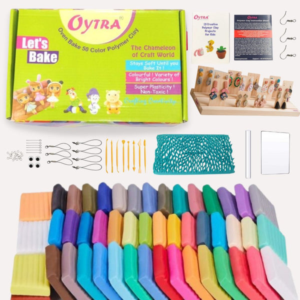 The Clay Studio Oven Bake Polymer Clay Set Assorted Colours 12 x 20g B –  The Young Explorers