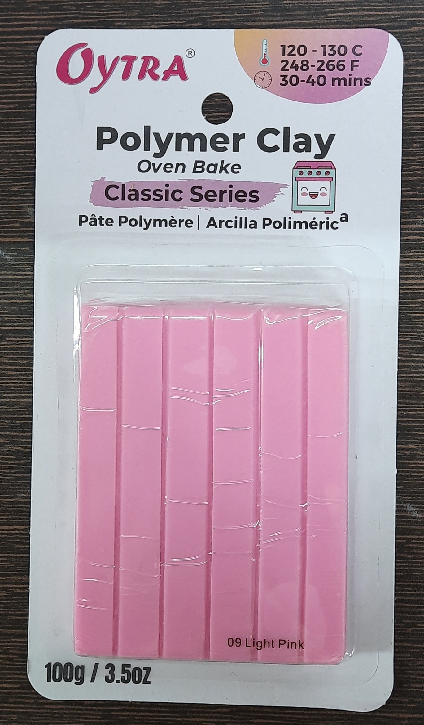 Polymer Clay Oven Bake Classic Series Light Pink 09