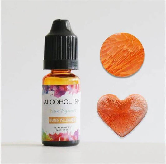 Orange Yellow Alcohol Ink 10ml for Resin Art