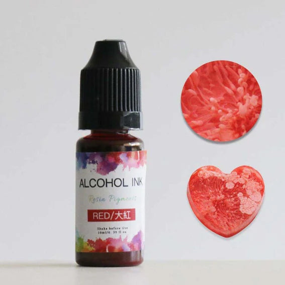 Red Alcohol Ink 10ml for Resin Art