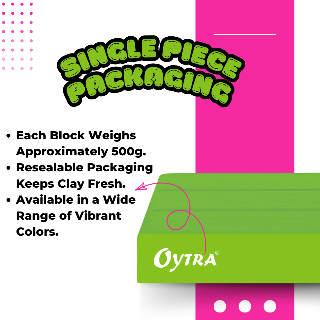 500g Polymer Clay SIGNATURE Series (32 Lemon Green)