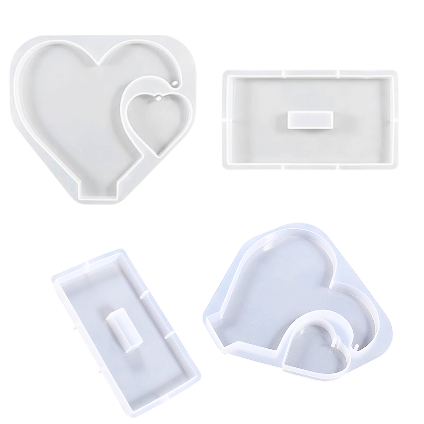 Hanging Heart Photo Frame Resin Mould
