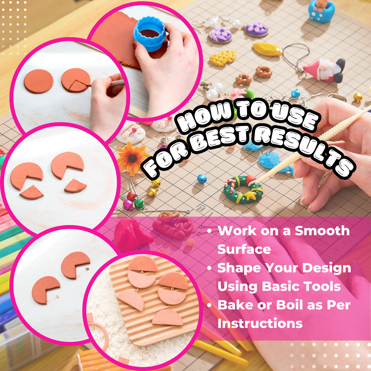 250 Grams Basic Series Polymer Clay Oven Bake - image 5