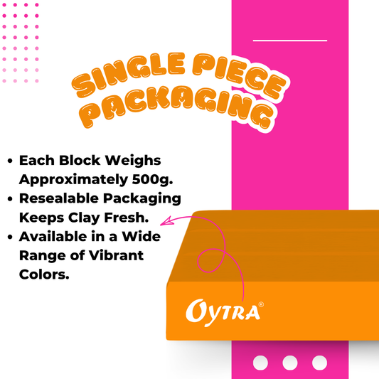 500g Polymer Clay SIGNATURE Series (45 Tiger Orange)