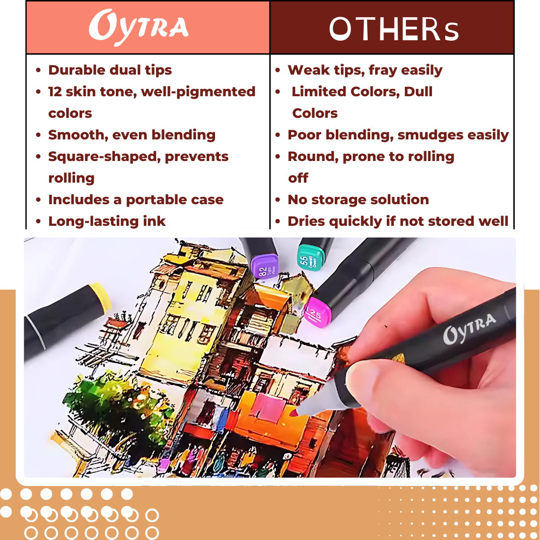 Alcohol Paint Markers - 12 Color Set