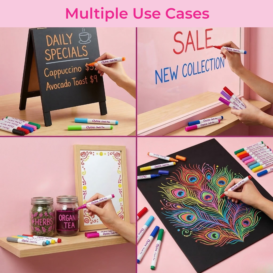 Mini Liquid Chalk Markers - 12 Colors