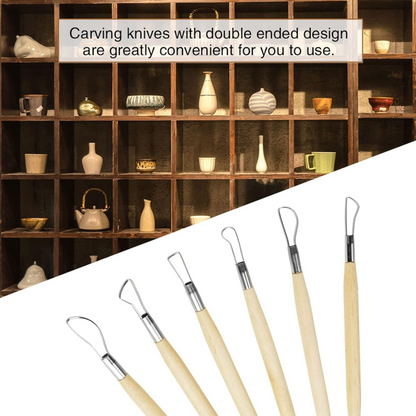 6 Pcs Ceramic Tool Set 2 Sides - image 5