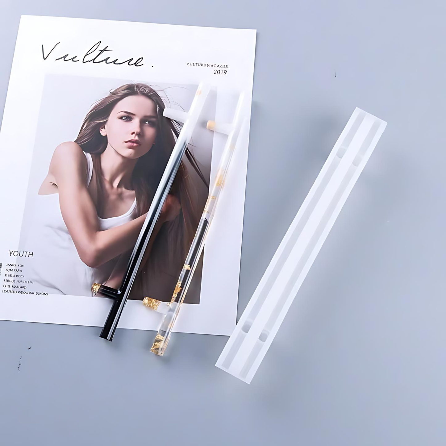 Straight Handle Premium Silicon Resin Mould