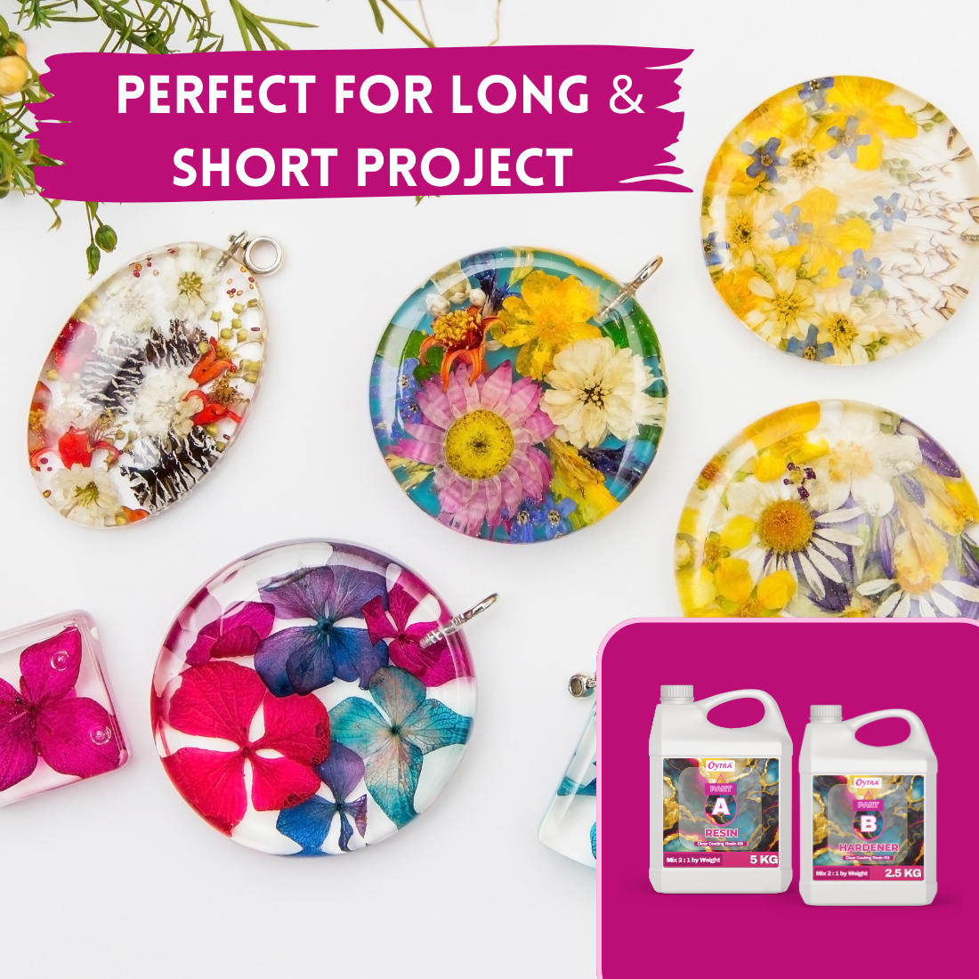 15 Kgs Art Resin Hardener Super Shiny