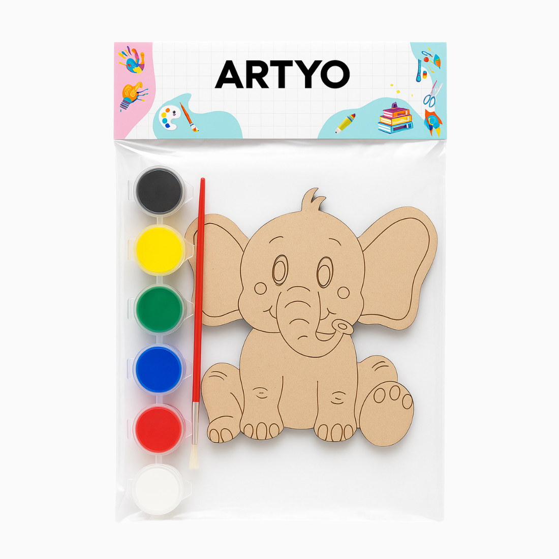 DIY MDF Painting Kit for Kids