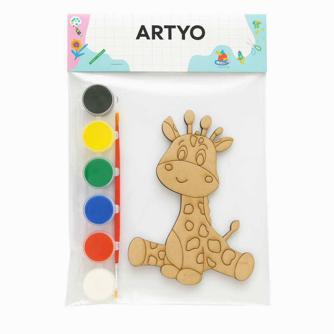 DIY MDF Painting Kit for Kids