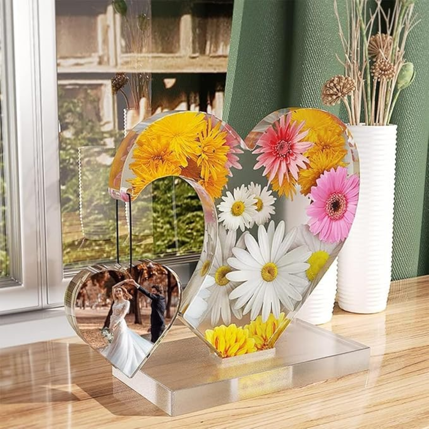 Hanging Heart Photo Frame Resin Mould