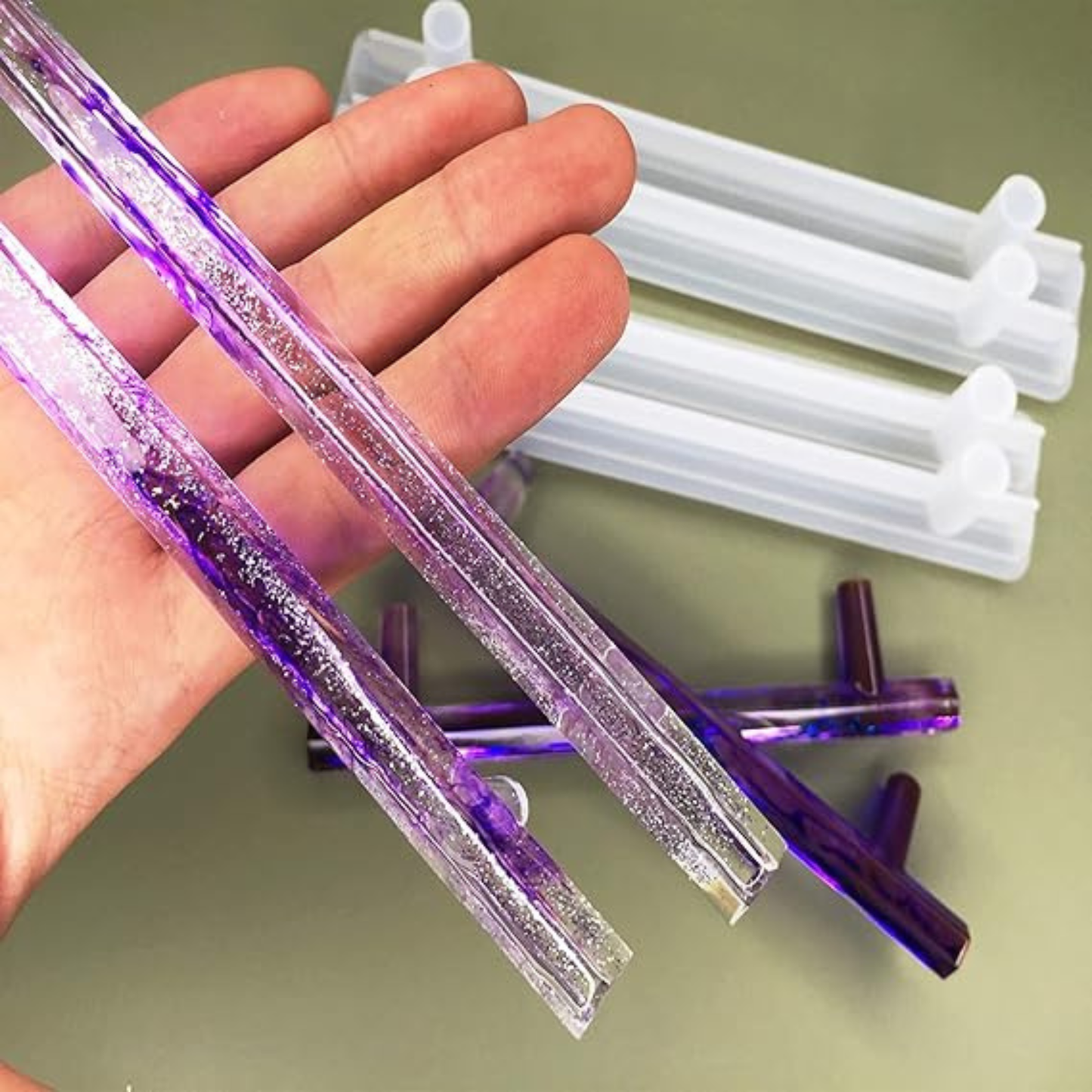 Straight Handle Premium Silicon Resin Mould