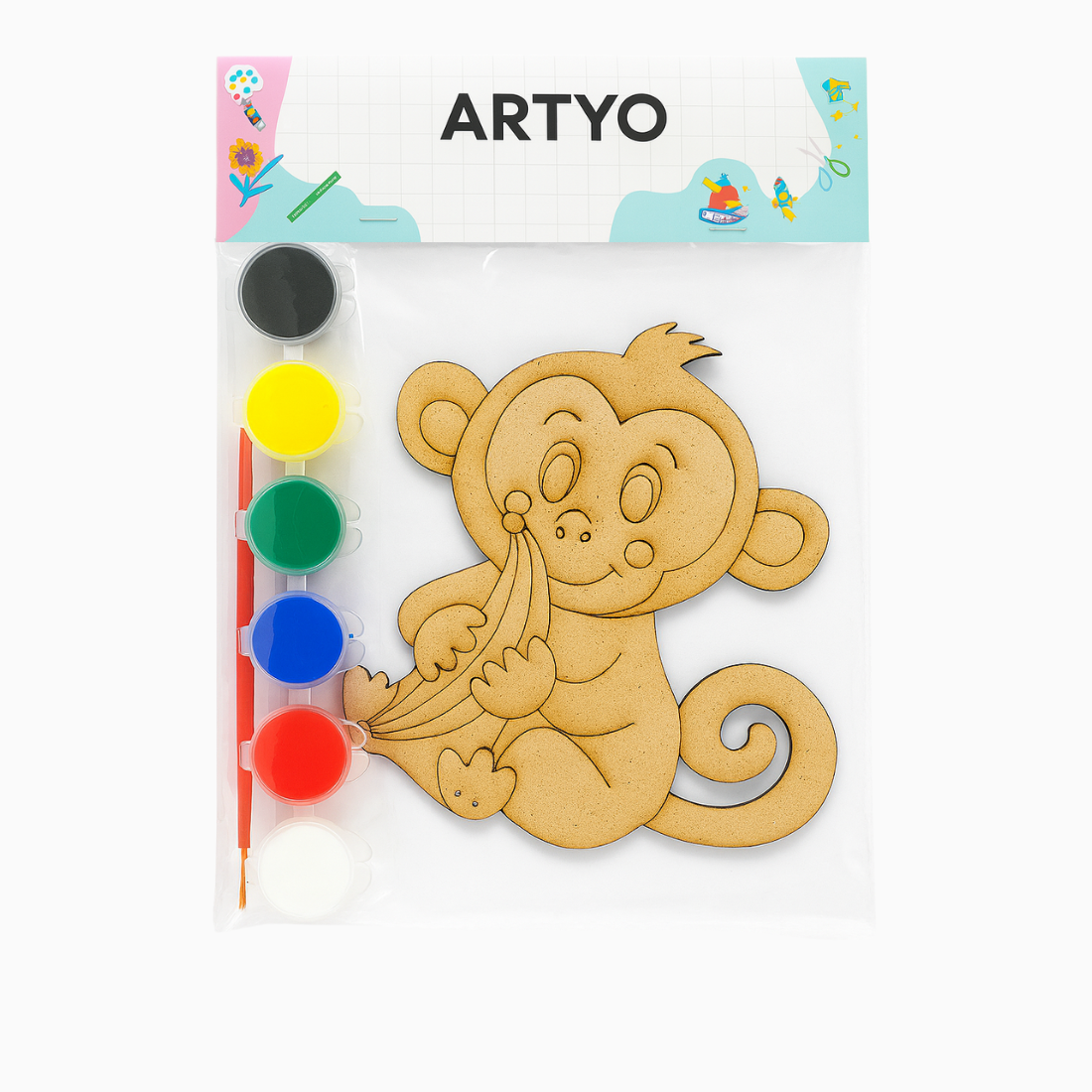 DIY MDF Painting Kit for Kids