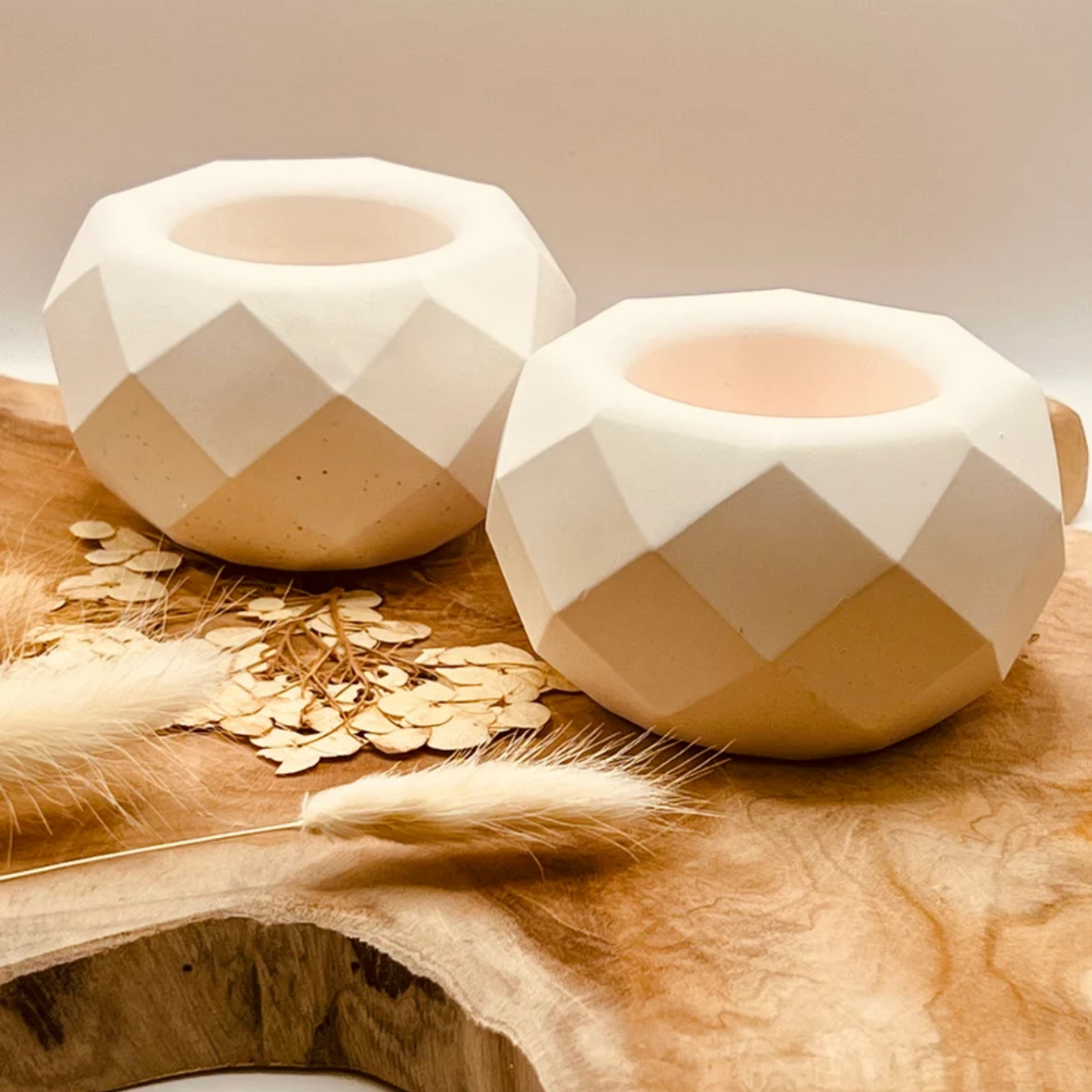 Diamond Round tea Light Resin Mould