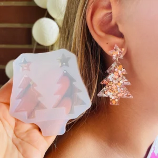 Resin Earring Silicone Mould