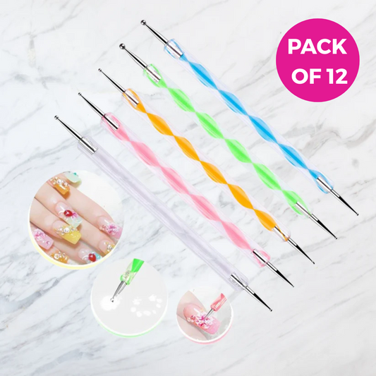 Embossing Stylus Dotting Tool 12 Packs of 5 Pcs