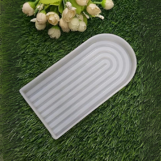 Semi Oval Resin Silicone Mould