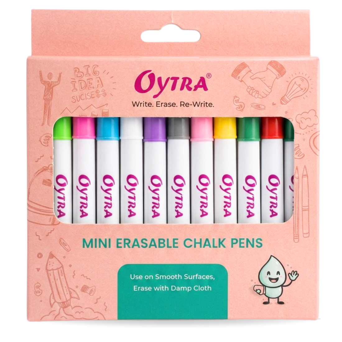 Mini Liquid Chalk Markers - 12 Colors