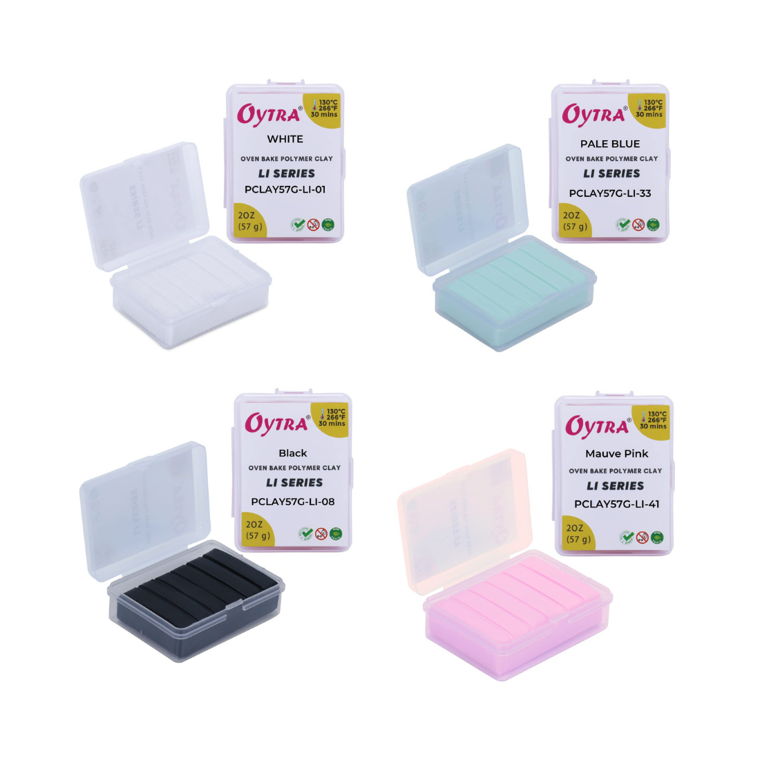 OYTRA 500 Grams Basic Series Polymer Clay for Jewelry Earrings Making -  Oytra