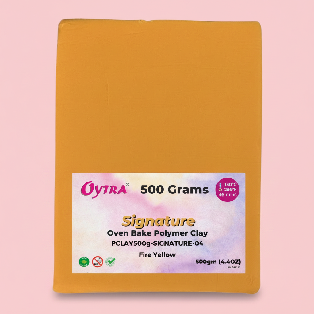 500g Polymer Clay SIGNATURE Series (04 Fire Yellow)