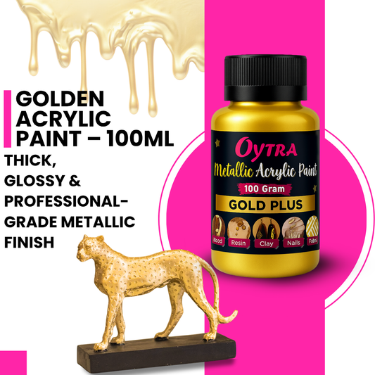 Acrylic Metallic Color Bottles 100ml