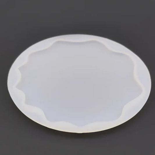 Resin Agate Oval Coaster Silicone Mould 5 Inch